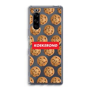 CaseCompany Koekerond: Sony Xperia 5 Transparant Hoesje