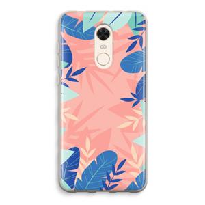 CaseCompany Tropisch: Xiaomi Redmi 5 Transparant Hoesje