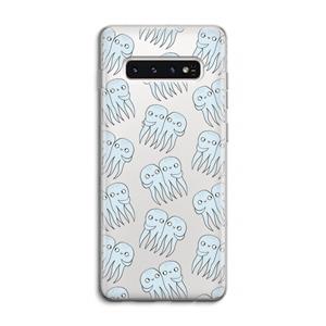 CaseCompany Octopussen: Samsung Galaxy S10 4G Transparant Hoesje