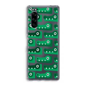 CaseCompany Crocs: Sony Xperia 5 Transparant Hoesje