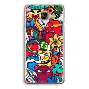 CaseCompany No Rules: Samsung Galaxy A5 (2016) Transparant Hoesje