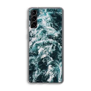 CaseCompany Zee golf: Samsung Galaxy S21 Plus Transparant Hoesje