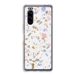 CaseCompany Terrazzo N°8: Sony Xperia 5 Transparant Hoesje
