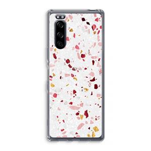 CaseCompany Terrazzo N°9: Sony Xperia 5 Transparant Hoesje
