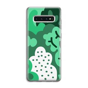 CaseCompany Bushes: Samsung Galaxy S10 4G Transparant Hoesje