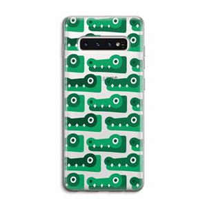 CaseCompany Crocs: Samsung Galaxy S10 4G Transparant Hoesje