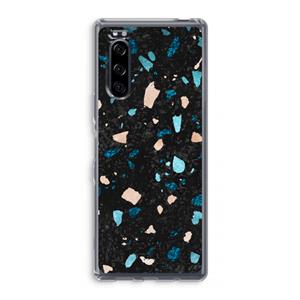 CaseCompany Terrazzo N°11: Sony Xperia 5 Transparant Hoesje