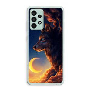 CaseCompany Night Guardian: Samsung Galaxy A52s 5G Transparant Hoesje