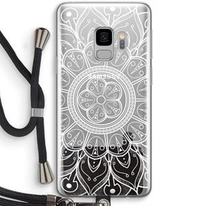 CaseCompany Roses Are Red: Samsung Galaxy S9 Transparant Hoesje met koord