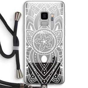 CaseCompany It's Complicated: Samsung Galaxy S9 Transparant Hoesje met koord