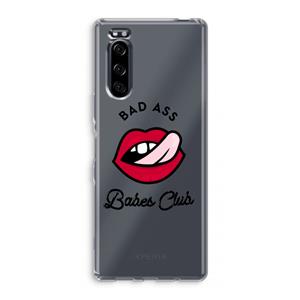 CaseCompany Badass Babes Club: Sony Xperia 5 Transparant Hoesje