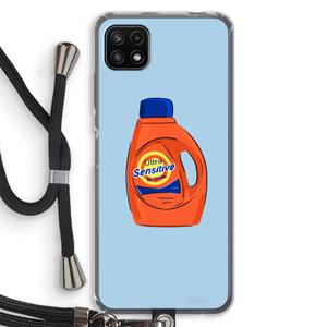 CaseCompany Ultra Sensitive: Samsung Galaxy A22 5G Transparant Hoesje met koord