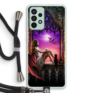 CaseCompany Kinderen van de nacht: Samsung Galaxy A52s 5G Transparant Hoesje met koord