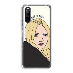 CaseCompany Ashley: Sony Xperia 10 III Transparant Hoesje