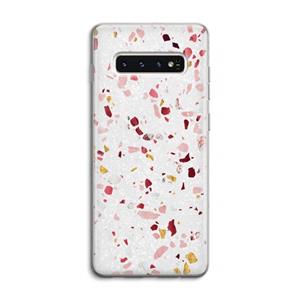 CaseCompany Terrazzo N°9: Samsung Galaxy S10 4G Transparant Hoesje