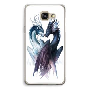CaseCompany Yin Yang Dragons: Samsung Galaxy A5 (2016) Transparant Hoesje