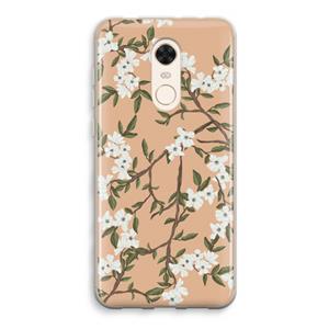 CaseCompany Blossoming spring: Xiaomi Redmi 5 Transparant Hoesje