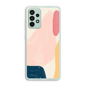 CaseCompany Saturday Flow: Samsung Galaxy A52s 5G Transparant Hoesje