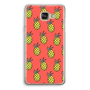 CaseCompany Ananas: Samsung Galaxy A5 (2016) Transparant Hoesje