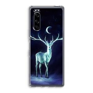 CaseCompany Nightbringer: Sony Xperia 5 Transparant Hoesje
