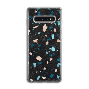 CaseCompany Terrazzo N°11: Samsung Galaxy S10 4G Transparant Hoesje