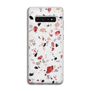 CaseCompany Terrazzo N°12: Samsung Galaxy S10 4G Transparant Hoesje