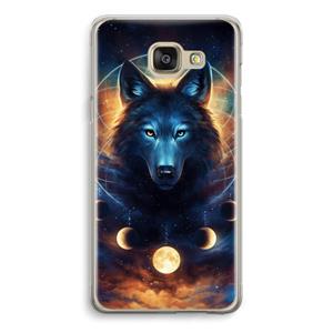 CaseCompany Wolf Dreamcatcher: Samsung Galaxy A5 (2016) Transparant Hoesje