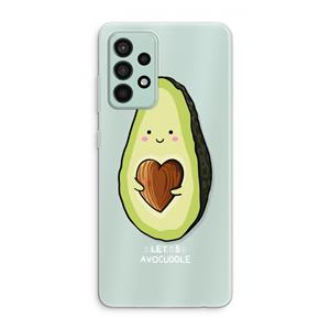 CaseCompany Avocuddle: Samsung Galaxy A52s 5G Transparant Hoesje