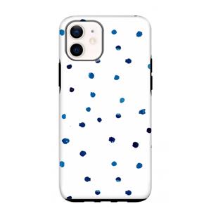 CaseCompany Blauwe stippen: iPhone 12 mini Tough Case