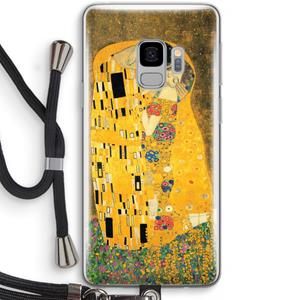 CaseCompany Der Kuss: Samsung Galaxy S9 Transparant Hoesje met koord