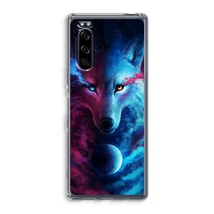 CaseCompany Where Light And Dark Meet: Sony Xperia 5 Transparant Hoesje