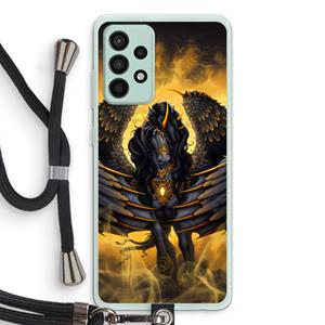 CaseCompany Pegasus: Samsung Galaxy A52s 5G Transparant Hoesje met koord