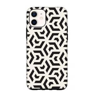 CaseCompany Crazy pattern: iPhone 12 mini Tough Case