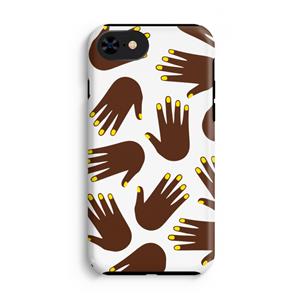 CaseCompany Hands dark: iPhone 8 Tough Case