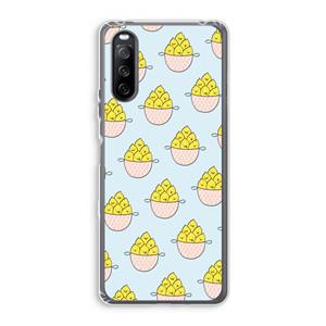 CaseCompany Citroenen: Sony Xperia 10 III Transparant Hoesje