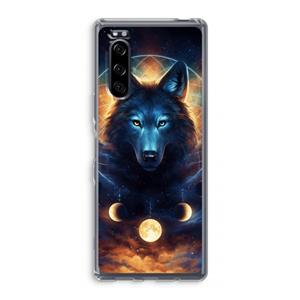CaseCompany Wolf Dreamcatcher: Sony Xperia 5 Transparant Hoesje