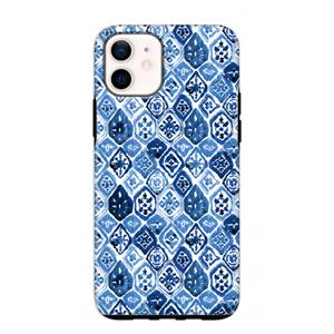 CaseCompany Blauw motief: iPhone 12 mini Tough Case