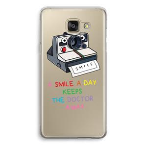 CaseCompany Smile: Samsung Galaxy A5 (2016) Transparant Hoesje