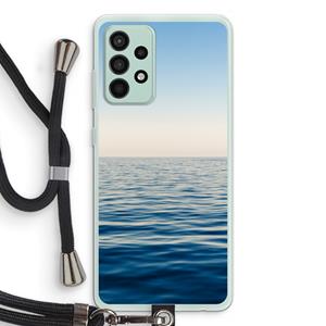 CaseCompany Water horizon: Samsung Galaxy A52s 5G Transparant Hoesje met koord