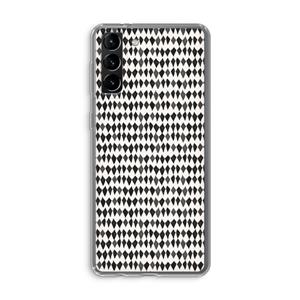 CaseCompany Crazy shapes: Samsung Galaxy S21 Plus Transparant Hoesje