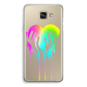CaseCompany Hold My Heart: Samsung Galaxy A5 (2016) Transparant Hoesje