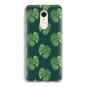 CaseCompany Monstera leaves: Xiaomi Redmi 5 Transparant Hoesje