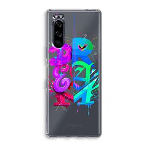 CaseCompany Dream: Sony Xperia 5 Transparant Hoesje
