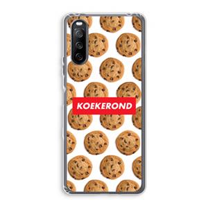 CaseCompany Koekerond: Sony Xperia 10 III Transparant Hoesje