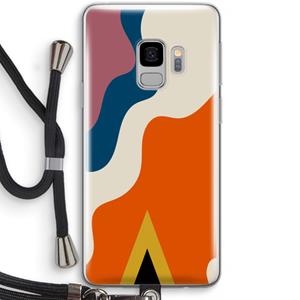 CaseCompany Noor A: Samsung Galaxy S9 Transparant Hoesje met koord
