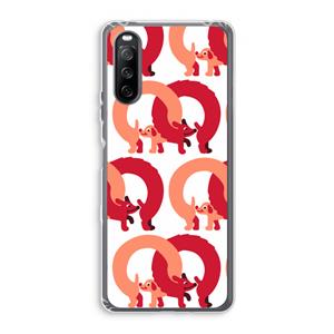 CaseCompany Dogs: Sony Xperia 10 III Transparant Hoesje