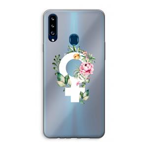 CaseCompany Venus: Samsung Galaxy A20s Transparant Hoesje