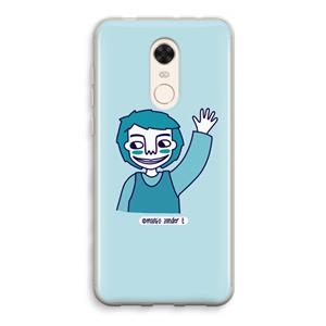 CaseCompany Zwaai: Xiaomi Redmi 5 Transparant Hoesje