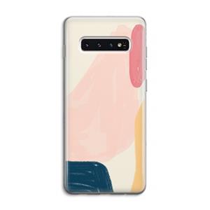 CaseCompany Saturday Flow: Samsung Galaxy S10 4G Transparant Hoesje