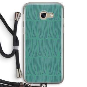 CaseCompany Swirls: Samsung Galaxy A5 (2017) Transparant Hoesje met koord